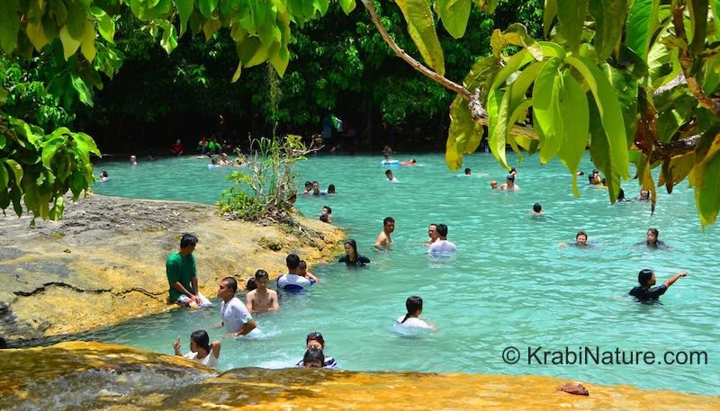 Crystal Pool in low season - nearly empty!
