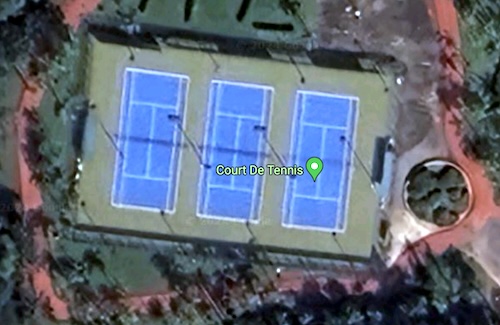 Three public tennis courts located at Thara Park in Krabi Town.
