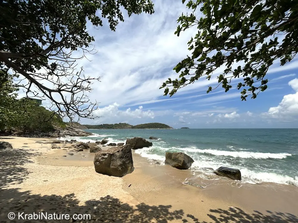 Phuket's Ao Sane Beach is one of the most dramatic and fun.