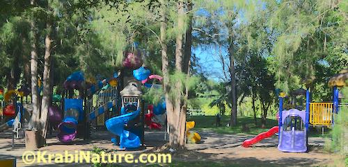 Thara Park playground for children in Krabi Town.