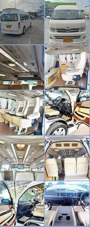 Our Toyota VIP Van service to Satun's Wang Prachan Border for expat Visa Runs.