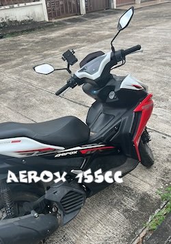 Yamaha Aerox 155cc moped/scooter motorbike found for rent in Krabi Thailand.