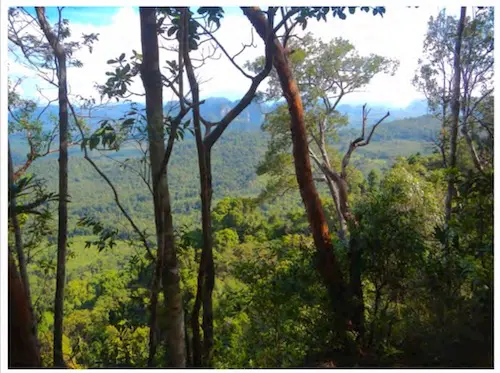 Second viewpoint at Ngorn Nak Mountain in Tub Kaak, Krabi, Thailand