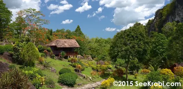 Sunny skies in Krabi Noi where the Phanom Bencha Mountain Resort is.